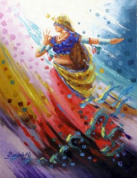 Bandah Ali, 18 x 24 Inch, Acrylic on Canvas, Figurative-Painting, AC-BNA-082